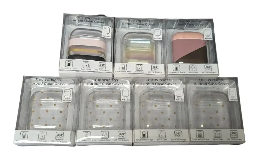 True Wireless Earbud Case Cover Fit for AirPods Convenient to Charge Secure Case
